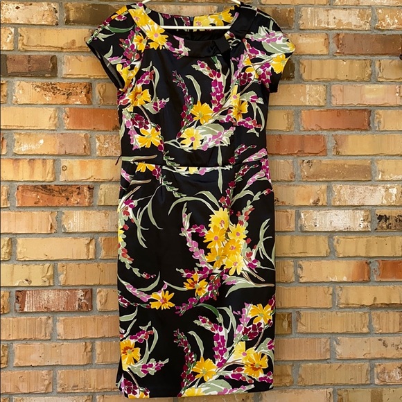Dress Barn Dresses & Skirts - 💗3/$20 EUC- Size 10 Black Floral Dress Barn Dress